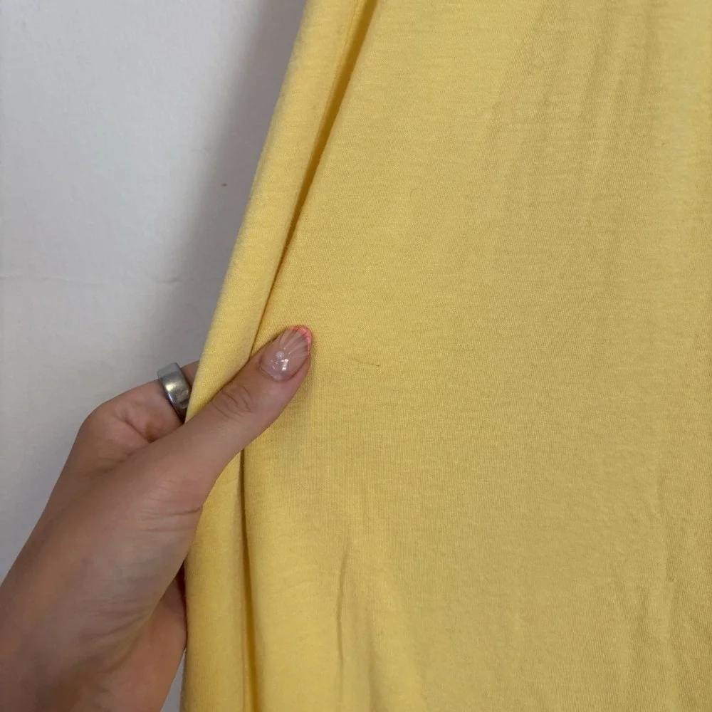 Abercrombie & Fitch Vintage Y2K  Smocked Halter Maxi‎ Dress Beach Butter Yellow